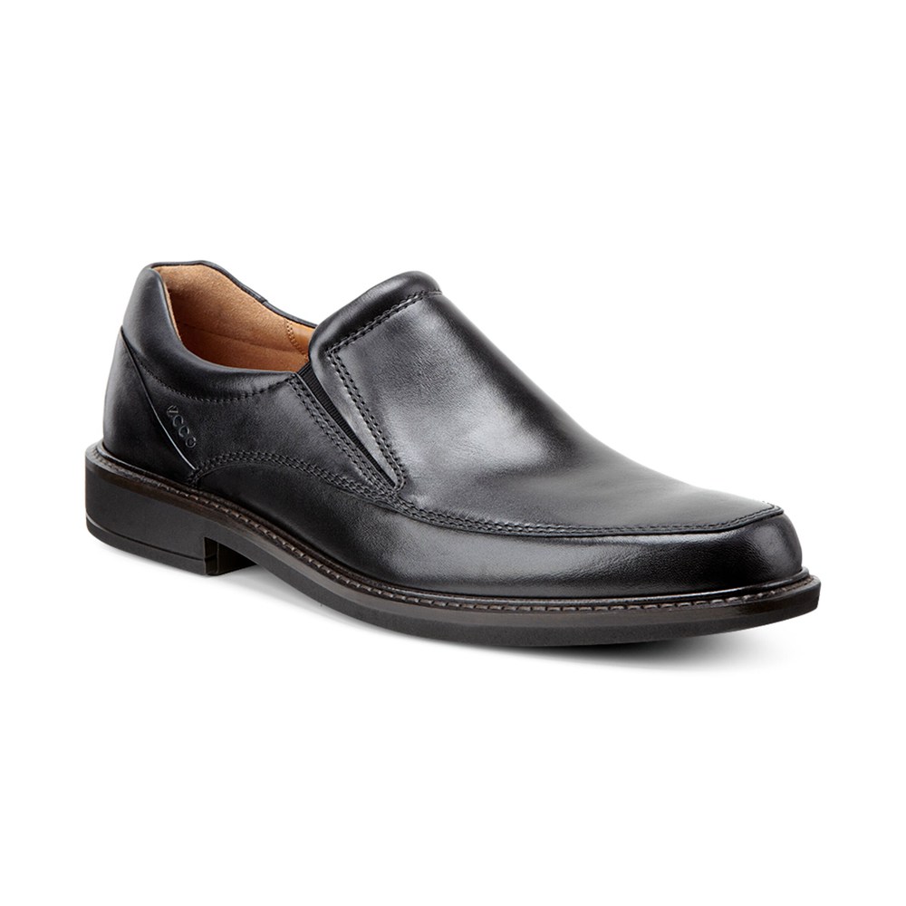 Slip On Hombre - ECCO Holton Apron Toe - Negros - RNH398246